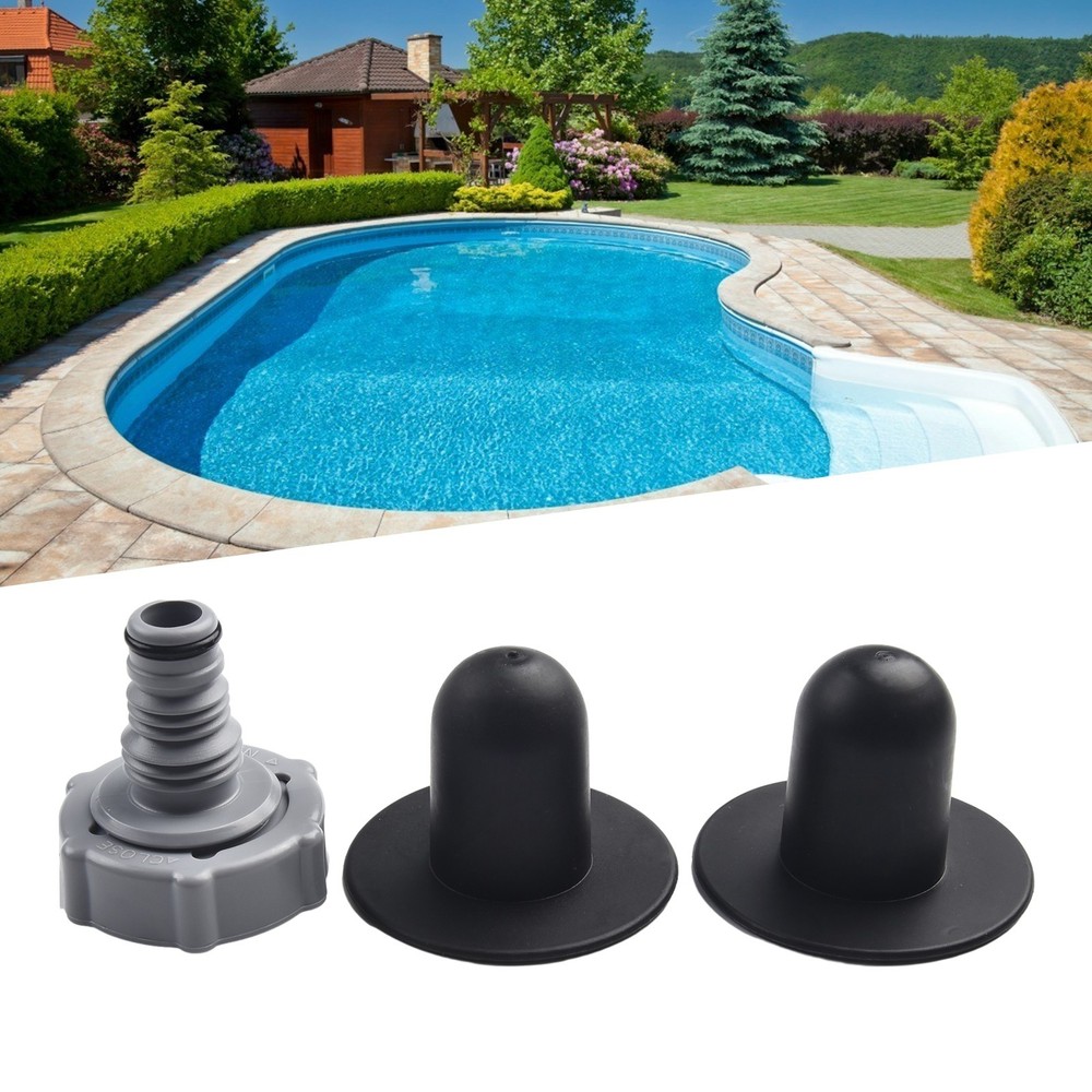 Exquisite Black Drain Valve for Pool For draining Reliable Performance