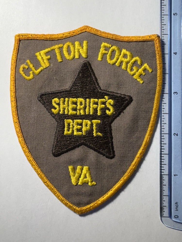 Clifton Forge Virginia Sheriff Patch