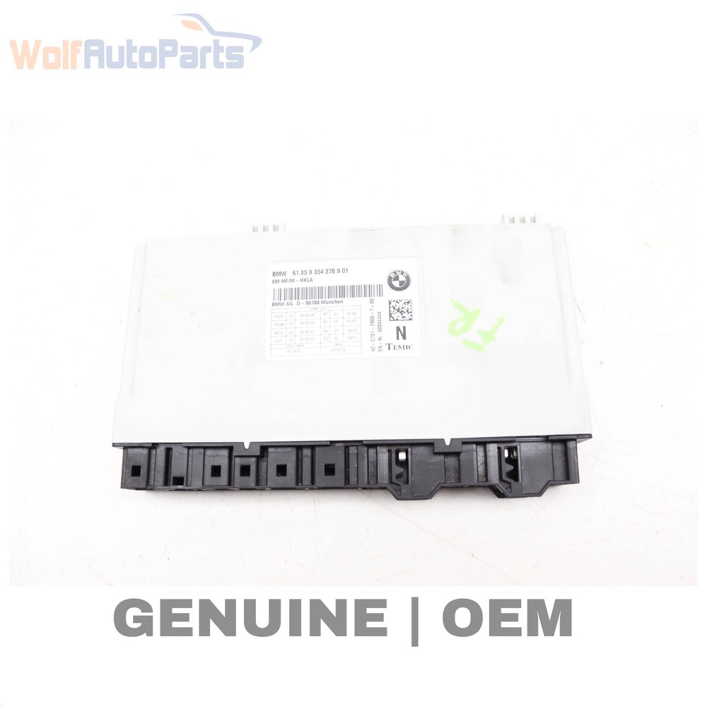 2011-2016 BMW 535I - Front SEAT Control Module 9354278