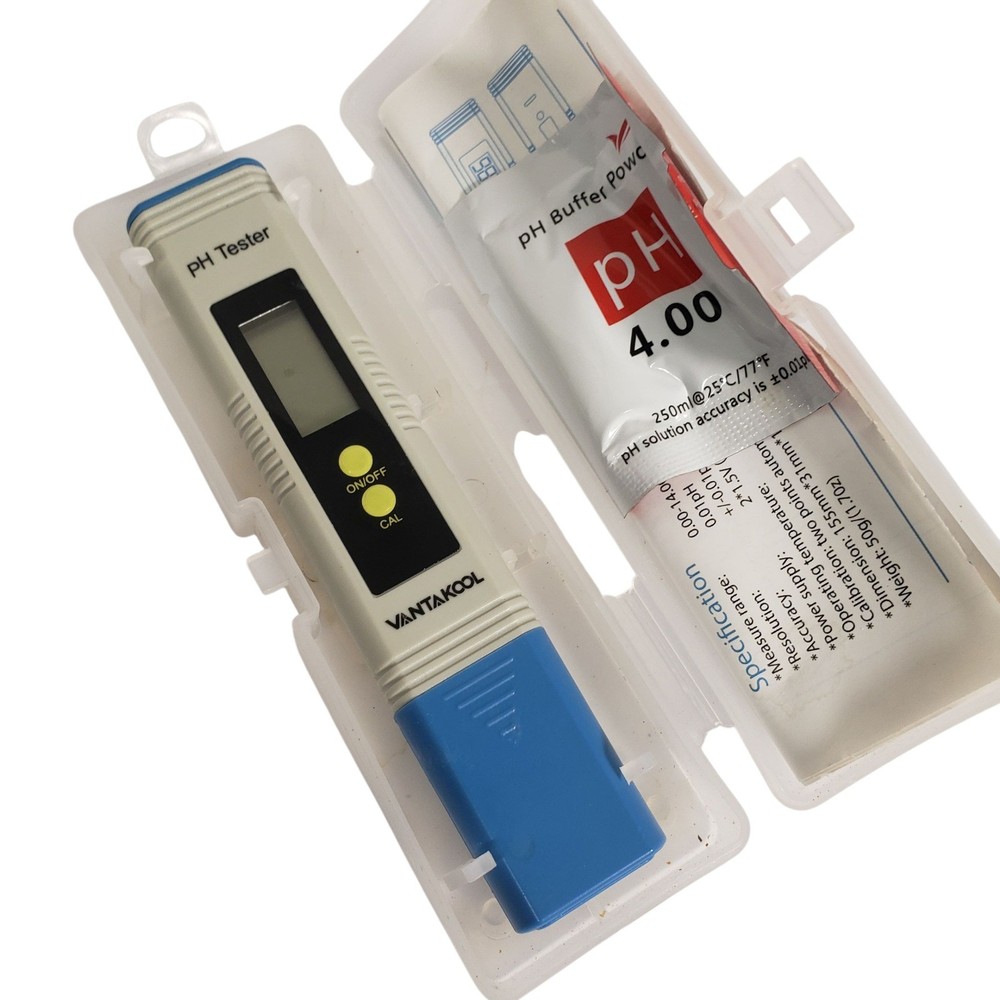 Vantakool pH Meter Tester Digital Water Quality Test Kit, pH 4.00 Buffer