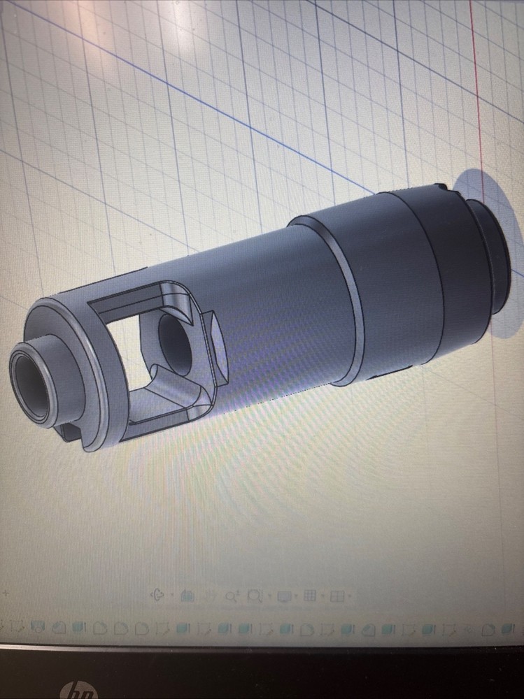 Airsoft AK flashhider 14mm CCW (2 pack)