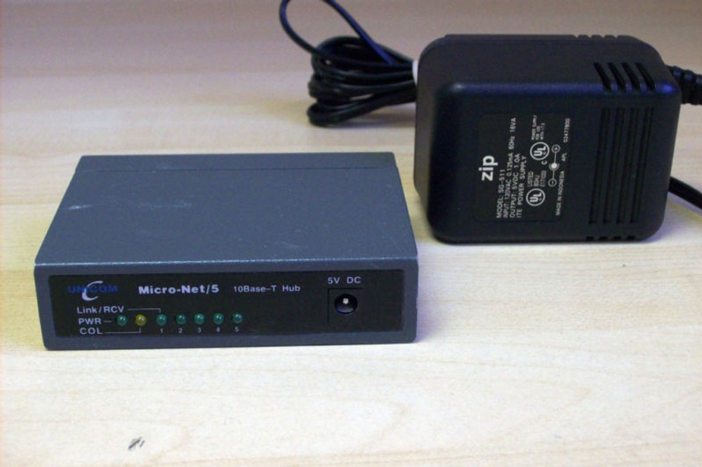 UNICOM MICRO-NET/5  10 BASE-T HUB