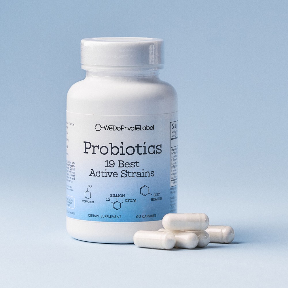 Probiotics - Capsule, 19 Best Active Strains, 60 Capsules.