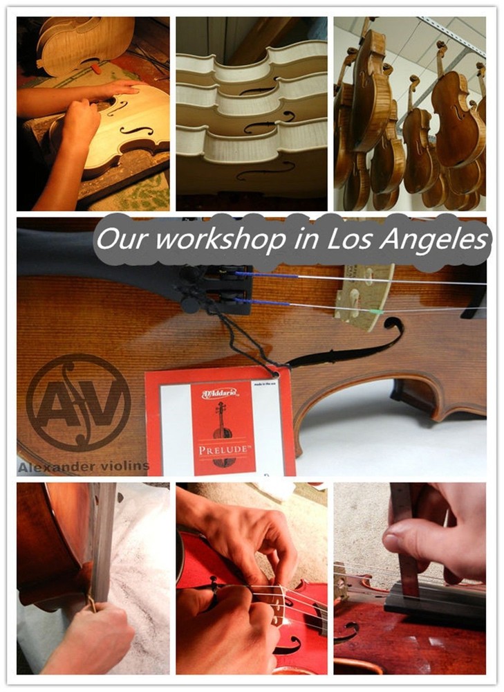 ADVANCED 1/4 SIZE VIOLIN,DOMINANT STRINGS+ ABS HARD CASE + BOW, NEW