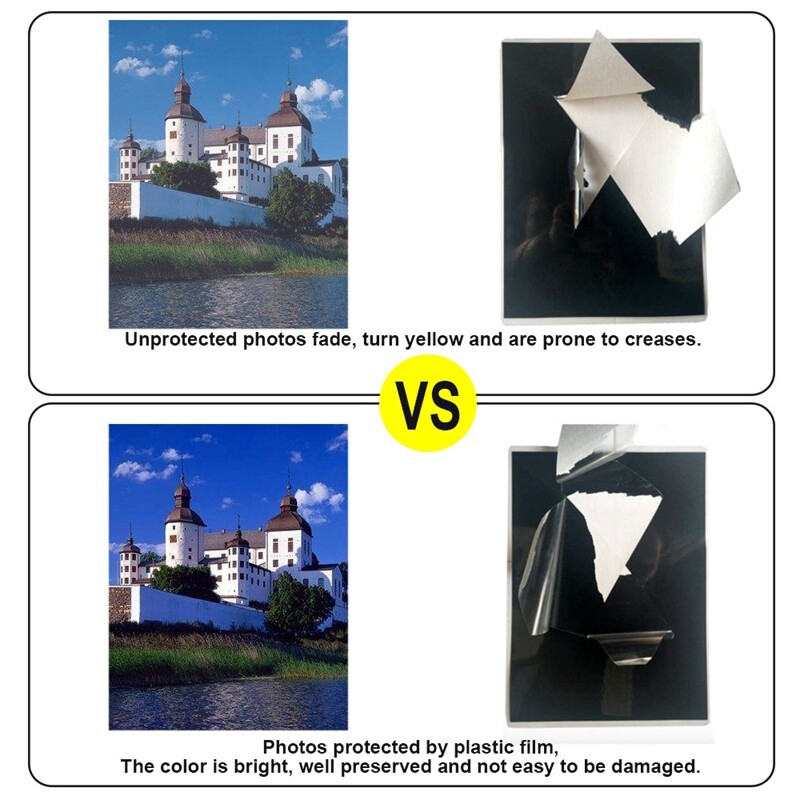 500 Thermal Laminating Sheets Laminator Pouches 9"x11.5" Clear Letter Size 3 Mil