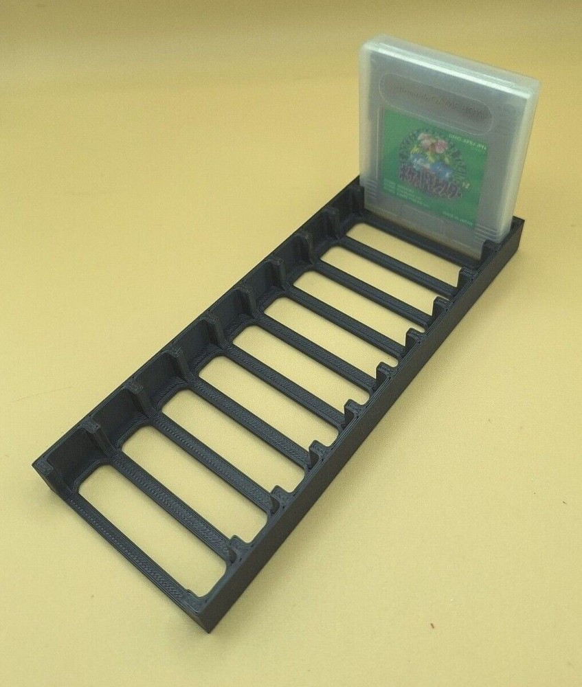 Game Boy Hard Shell Storage Tray, Hole Version, 10, 20, 51, 68 Slots, 3D Printed