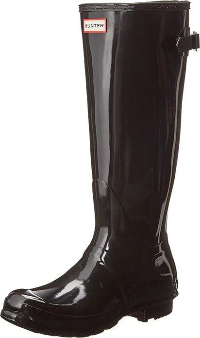 Hunter Original Gloss Adjustable Women's Winter/Rain Boots Black