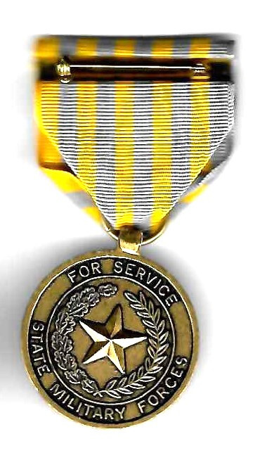 Original TEXAS National Guard 'OUTSTANDING SERVICE MEDAL' STATE MILITARY FORCES