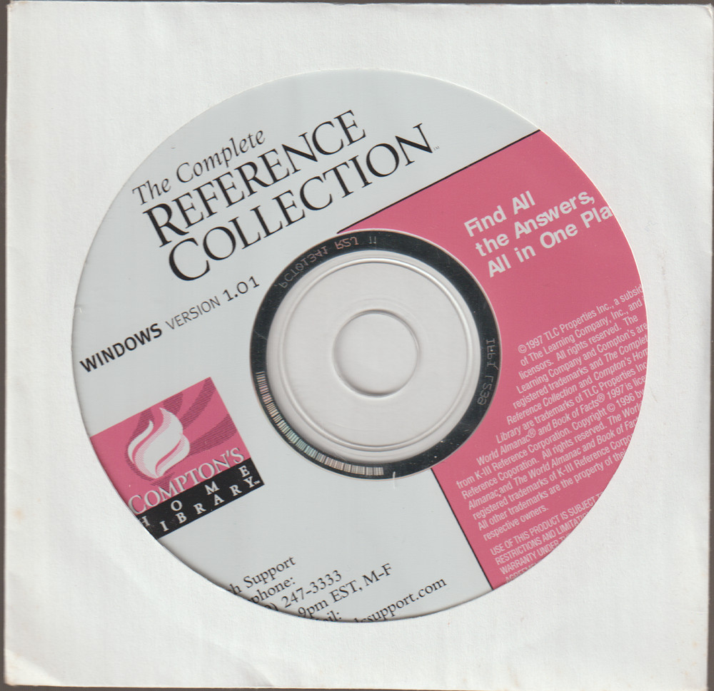 The Complete Reference Collection 1998 Edition PC, 1997, The Learning Company