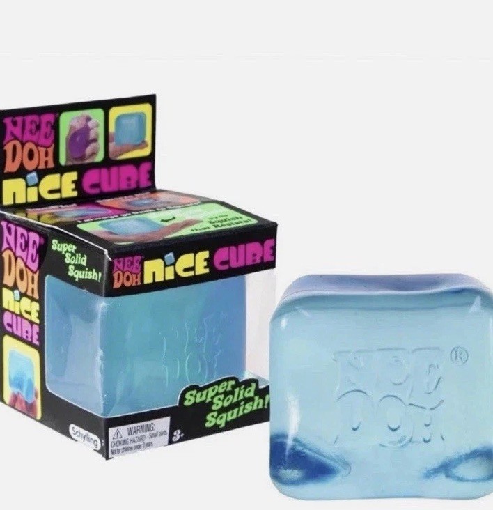 Nee Doh Nice Cube Super Solid Squish Modeling Clay Toy for Ages 3+