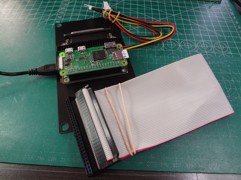 Sampler PiScsi V2.7 - 128gb SD crd Pi Zero 2 W , Floppy Splitter, SCSI cable