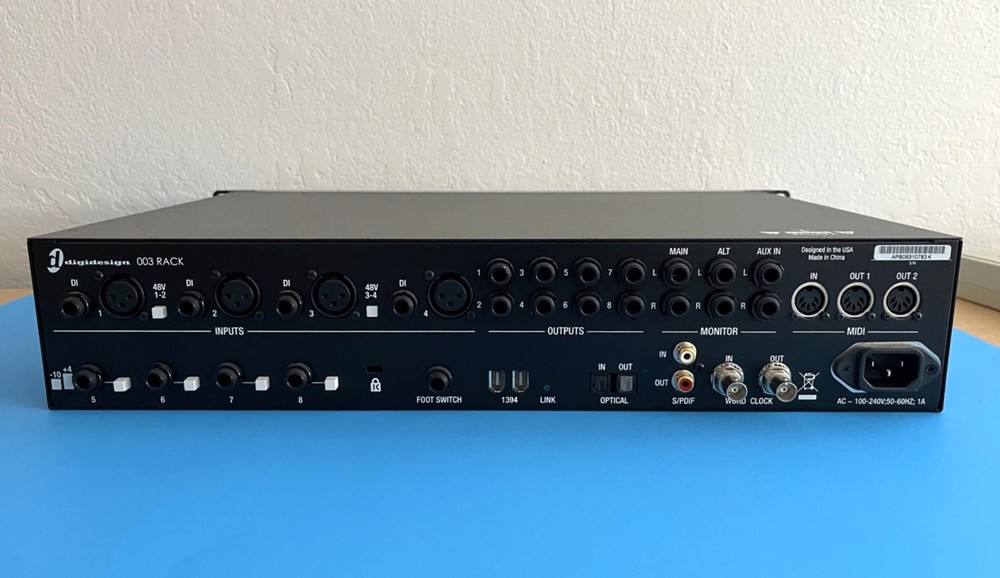 Digidesign Digi 003 Rack Audio Mixer Interface Rack Mount in Working Condition