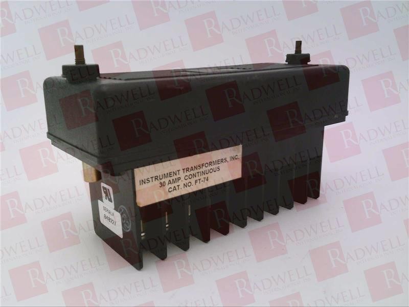 INSTRUMENT TRANSFORMERS INC FT-074 / FT074 (USED)