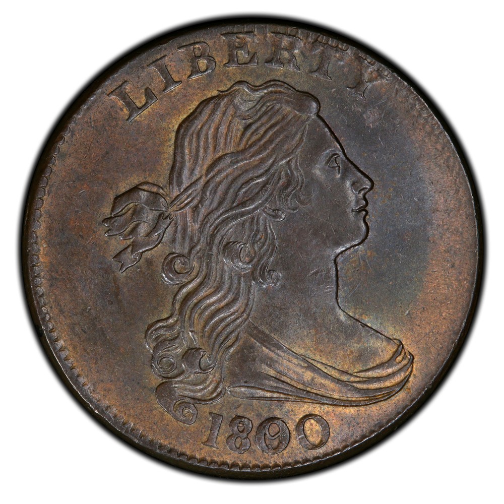 1800/79 DRAPED BUST 1C PCGS MS 63 BN
