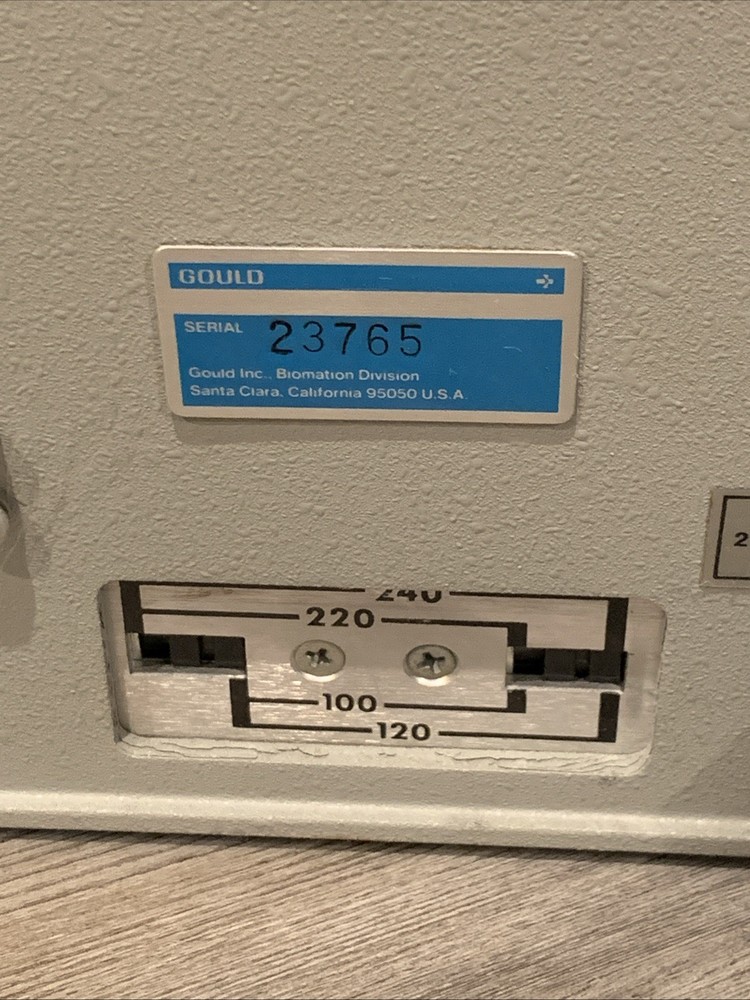 Gould Biomation K100-D Digital Logic Analyzer, Error Flashing, Powers On