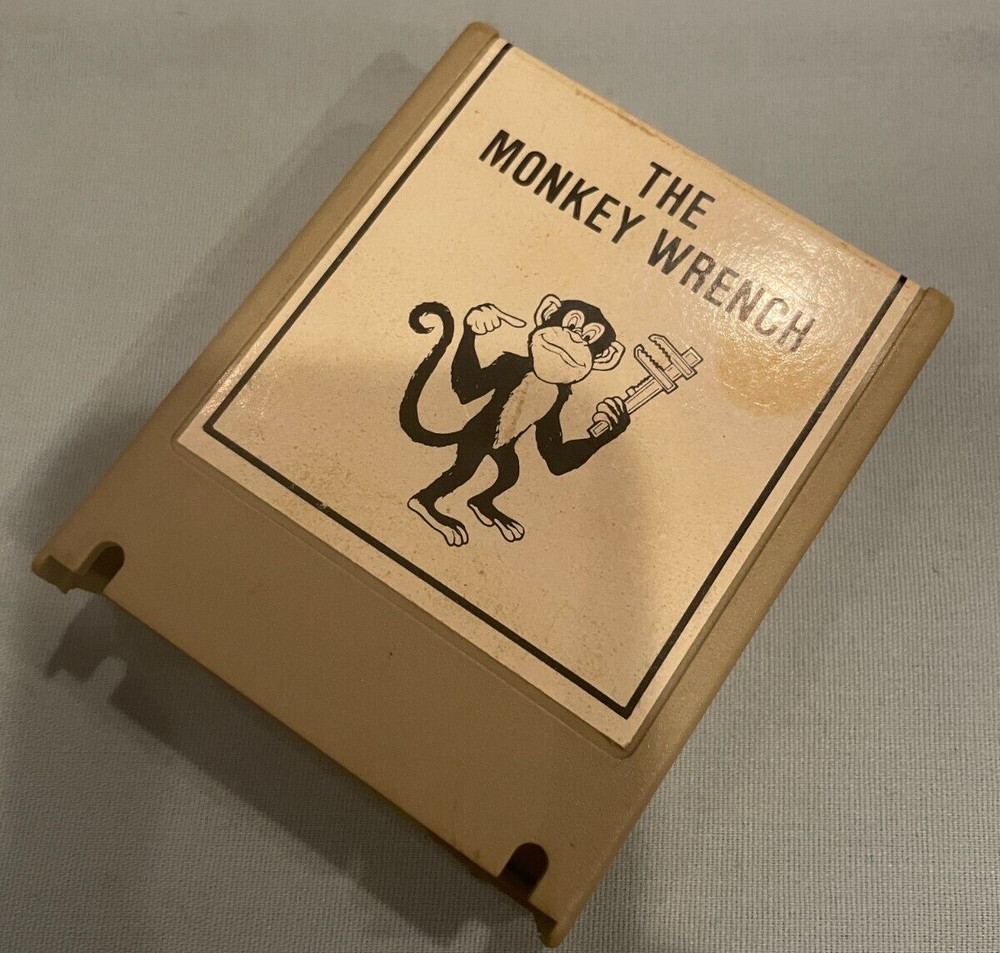 The Monkey Wrench - Vintage 1981 EHS Atari 400/800 Computer Cartridge - TESTED!