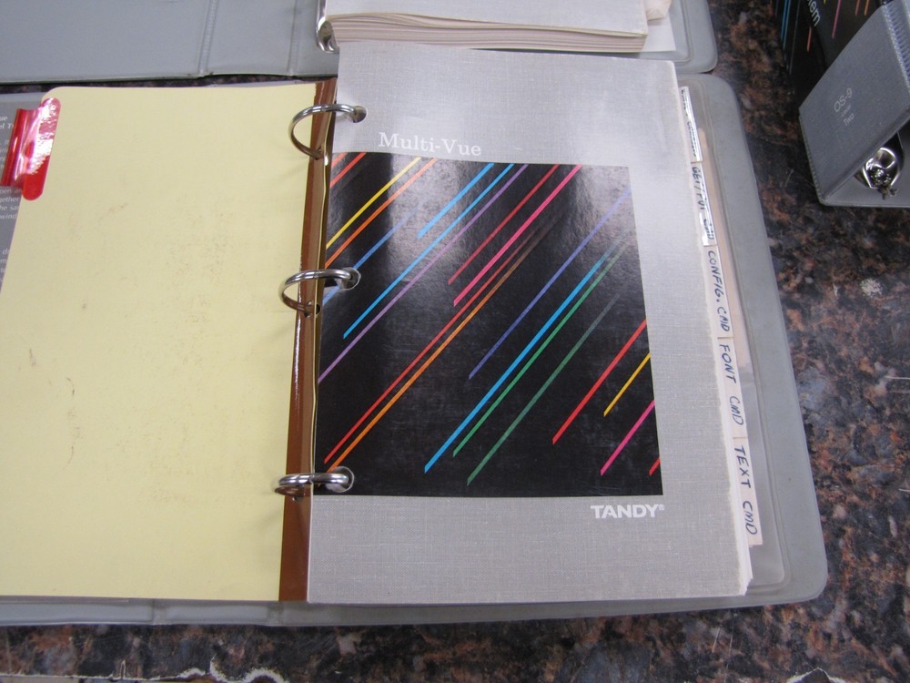 Tandy Color Computer 3 Multi-Vue OS-9 Level Two Development System Binder only