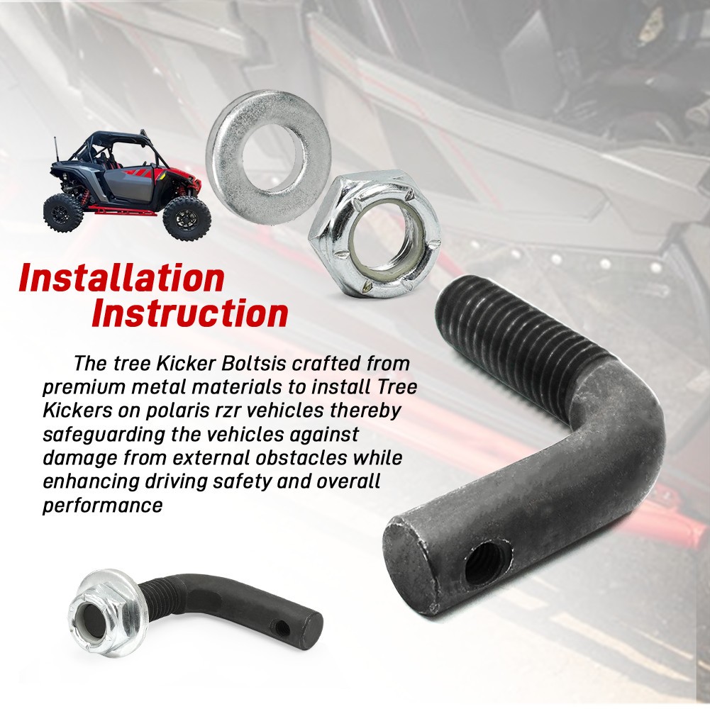 Tree Kicker Mounting Hardware Set For Polaris RZR 4 XP 1000 RZR 4 900 RZR XP 4