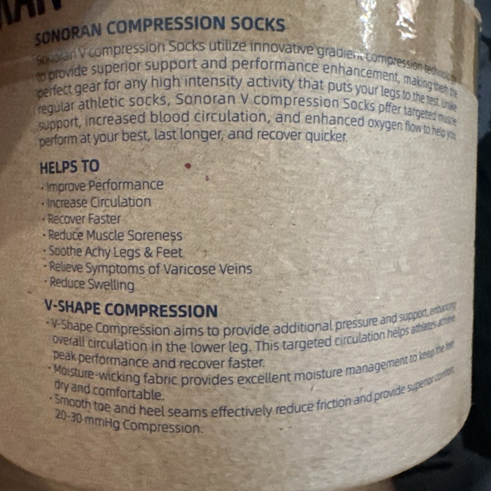 NIB Sonoran Compression Socks XXL
