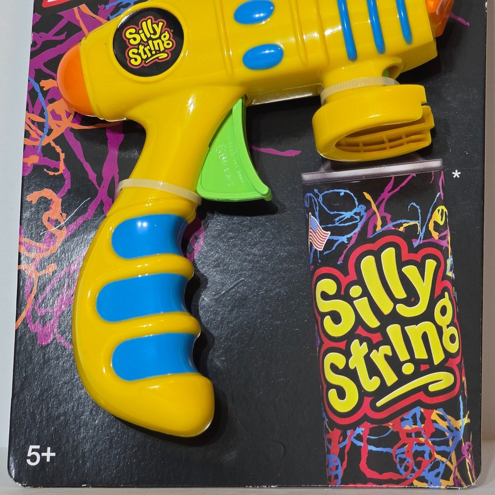 Silly String Blaster Official Yellow Spray Gun For Use With Silly String Cans A