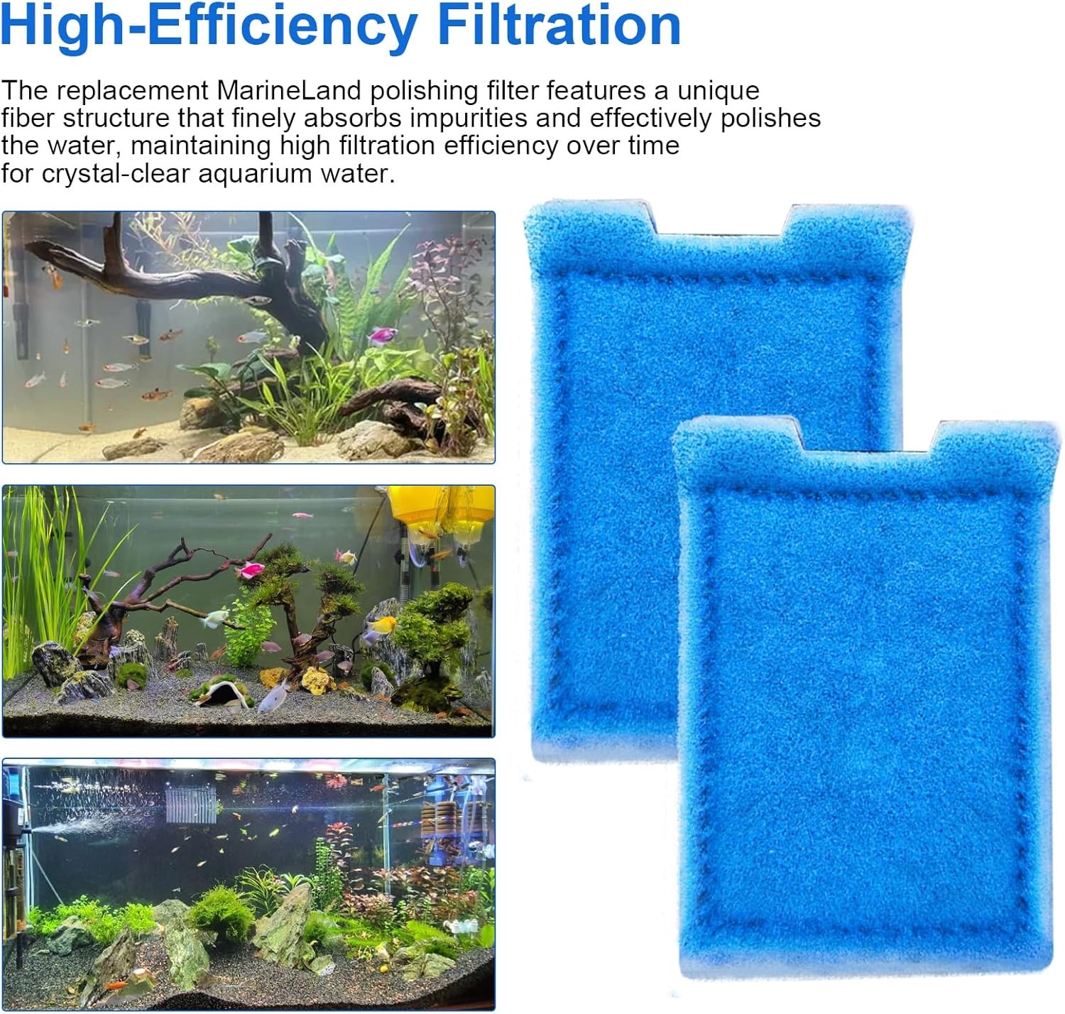 Rite-Size Z Aquarium Filters Fish Tank Filter Cartridges Compatible with...
