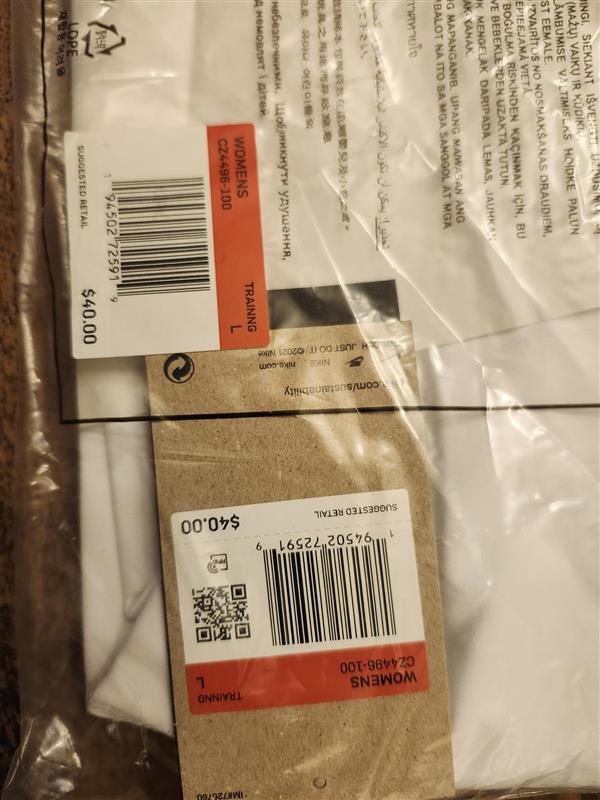 NEW! NIKE Women's Padded Support Sports Yoga Bra-White CZ4496-100