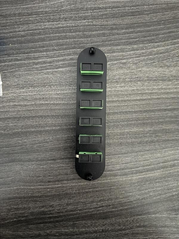 CCH Compatible SC/APC SM 12 Pack Adapter Panel (CCH10013)