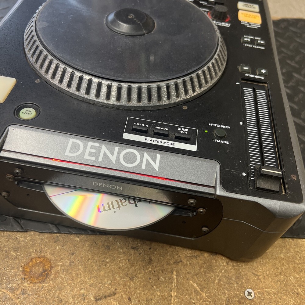 DENON DN-S3000 Digital Turntable CDJ Table Top DJ CD MP3 BlacK Tabletop Control