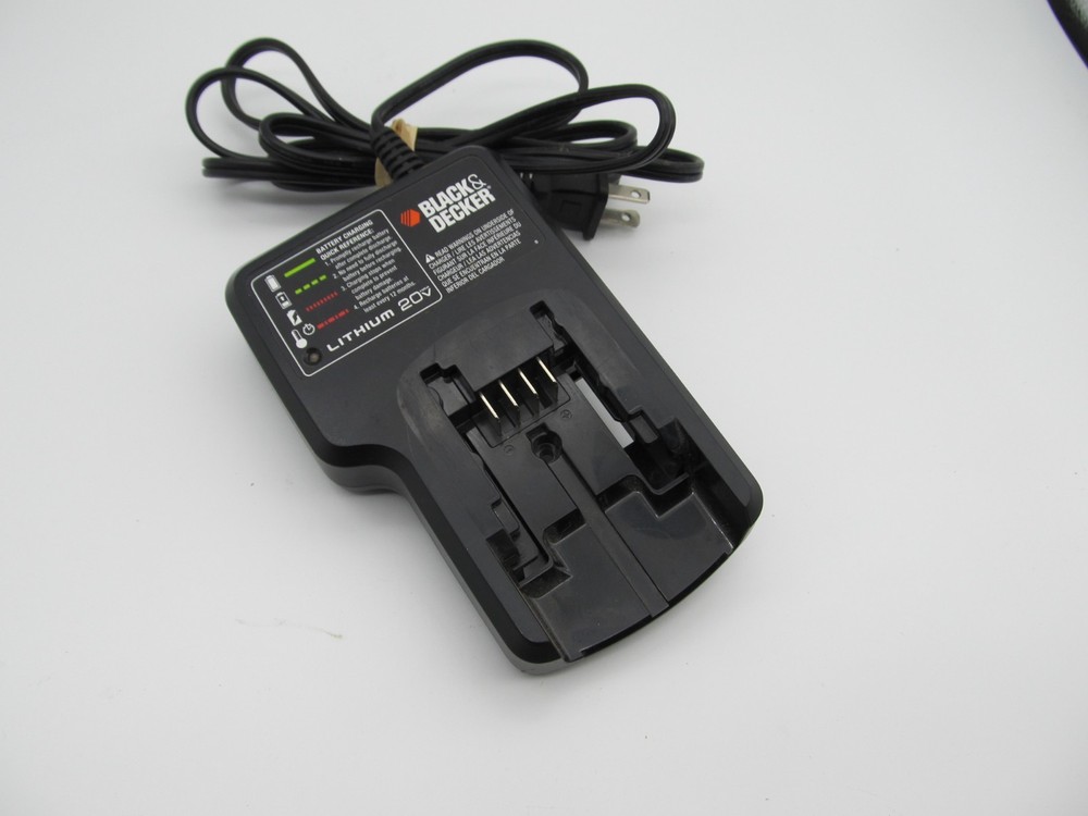 Black & Decker Lithium 20v Battery Charger 406A Type 1 Model LCS20             E