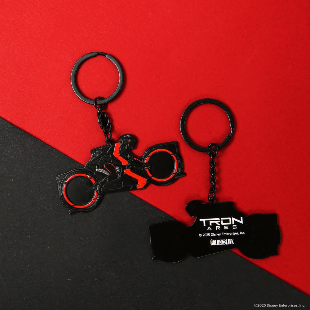 Disney Parks 2025 Tron Ares Metal Keychain keyring "Korea Limited" FREE SHIPPING