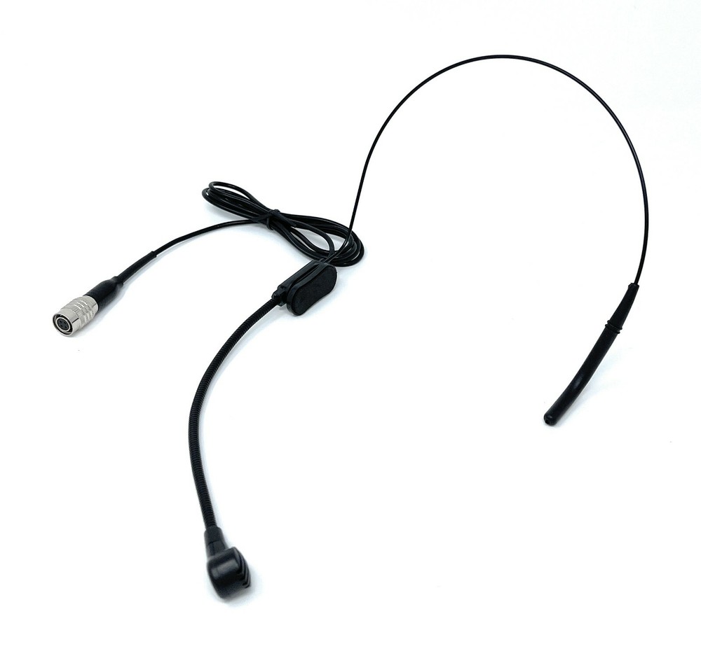 Black Headset Microphone for Audio Technica Wireless Transmitter Body-Packs
