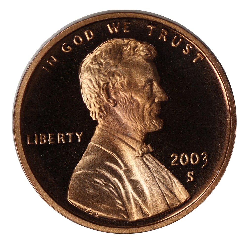 2003 -S Lincoln Memorial Cent Gem Proof Single Coin