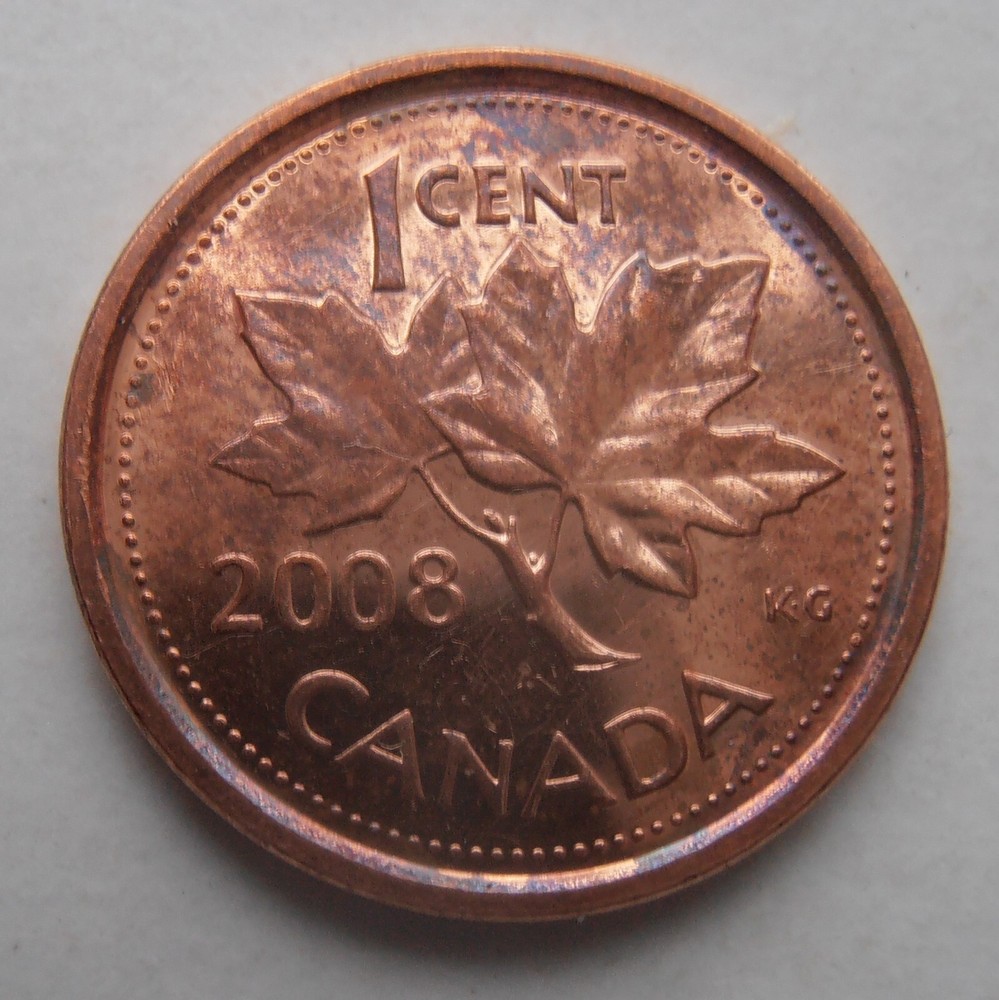 2008 CANADA 1 CENT UNCIRCULATED