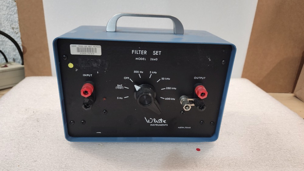 White Instruments 2640 Filter Set