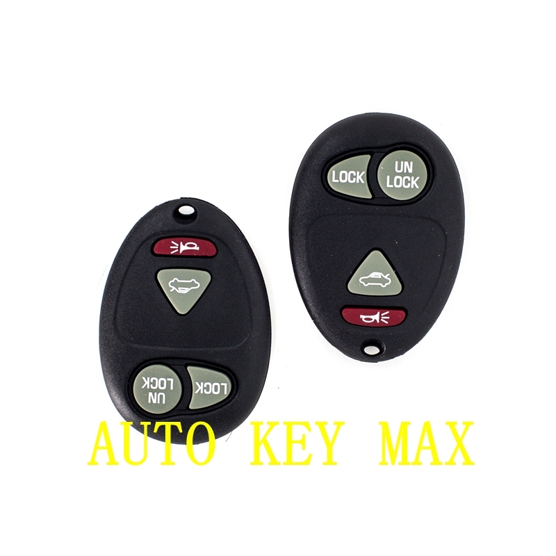 Pair of Replacement 4 Button Auto Keyless Entry Remote with GM Vehicles