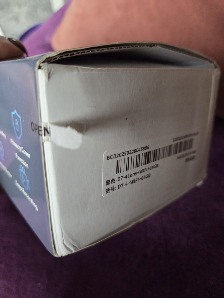 Quad Camera Compact Design Smaller Size Front+Left+Right+Rear Box Damage