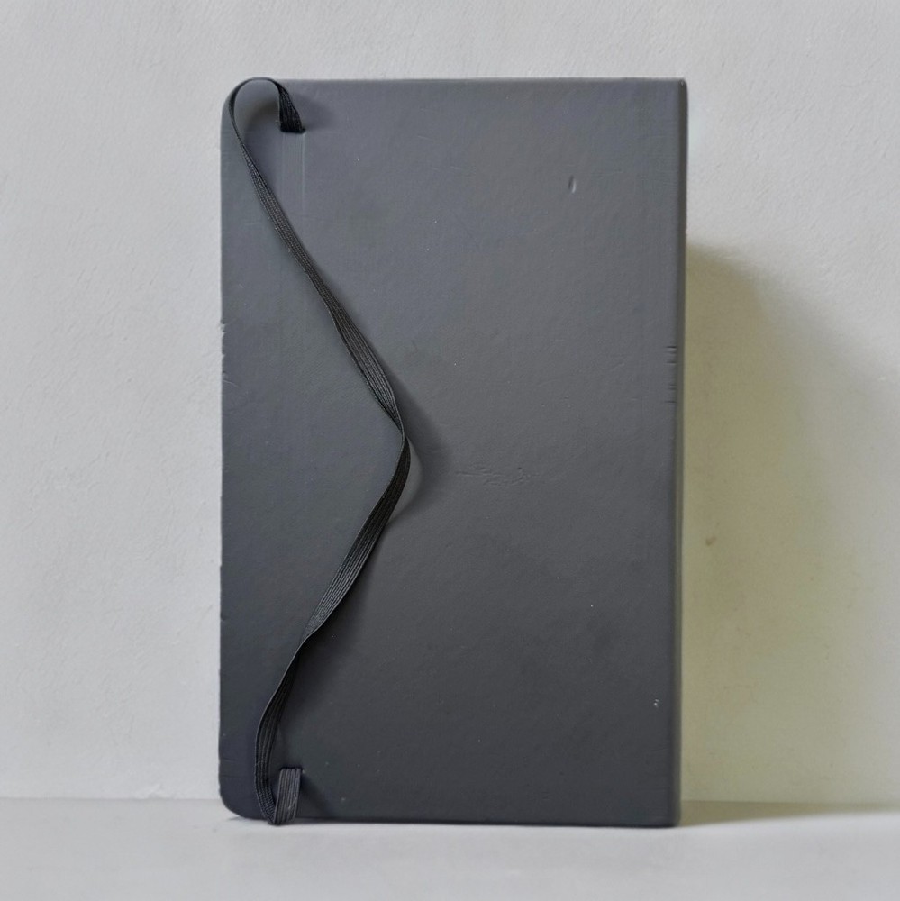 Coach Black Unlined Notebook