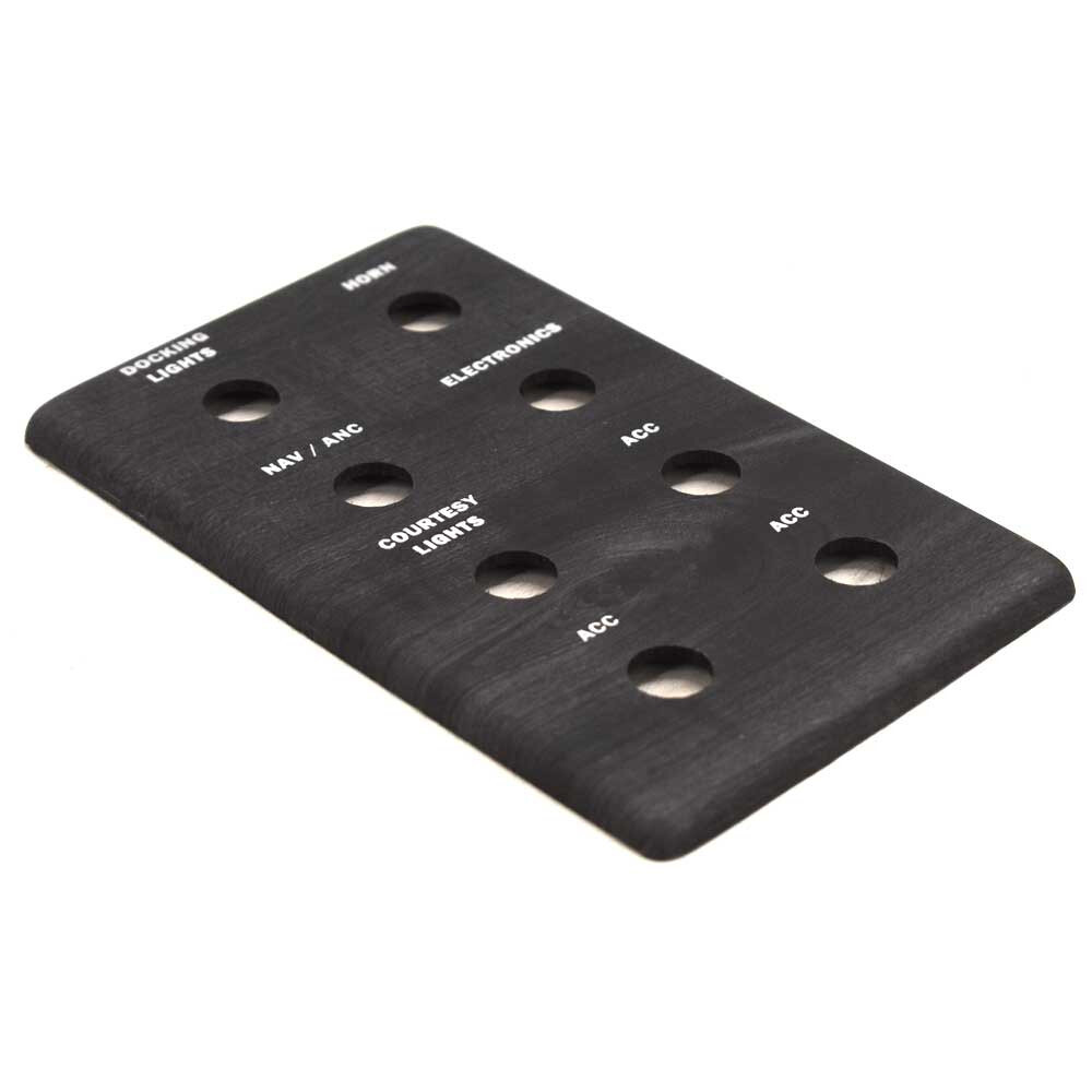 Crest Pontoon Boat Blank Switch Panel 175498 | 6 1/2 x 4 Inch