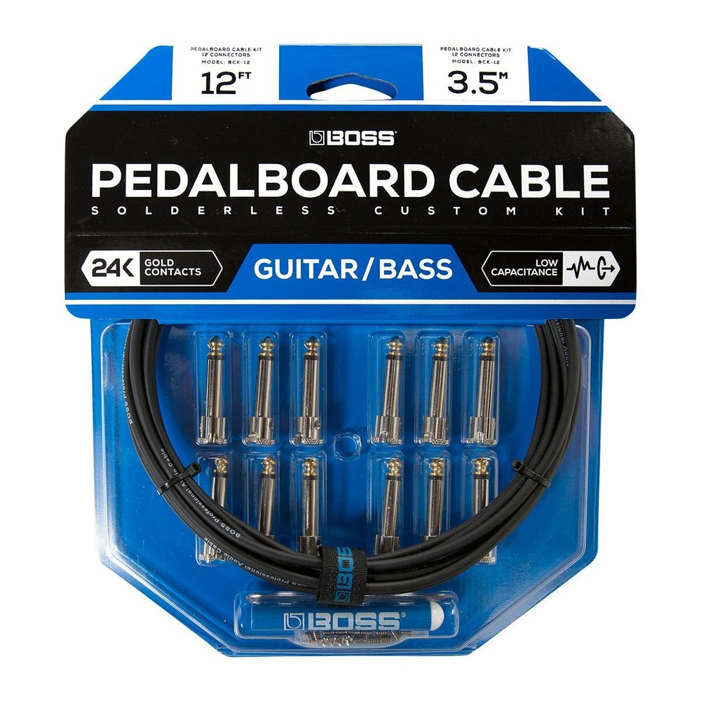 Boss BCK-12 Solderless Pedalboard Cable Kit