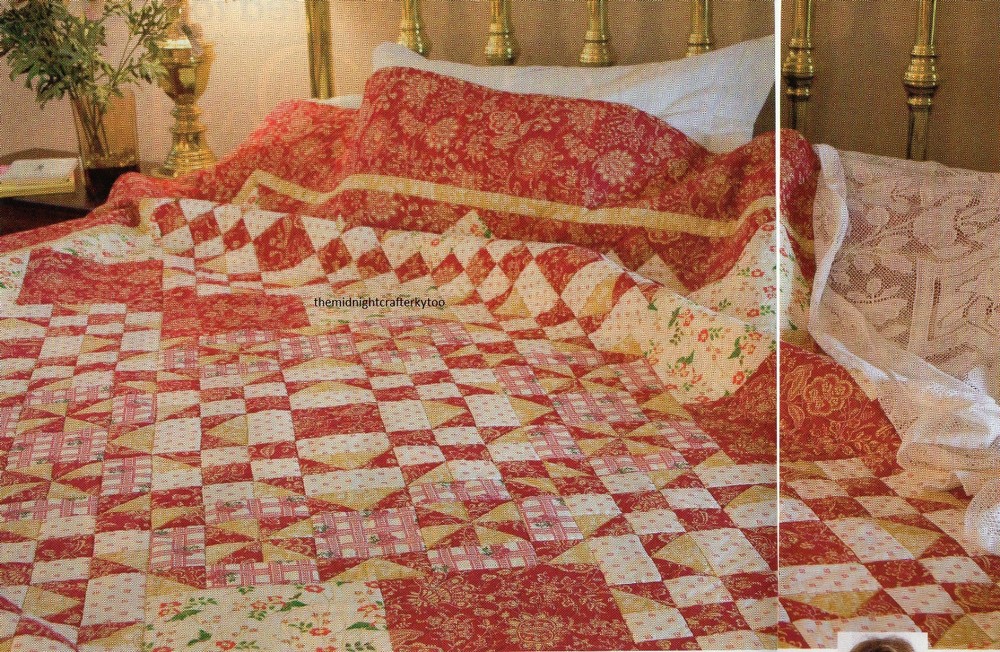 Red Delicious Quilt Pattern Pieced SG