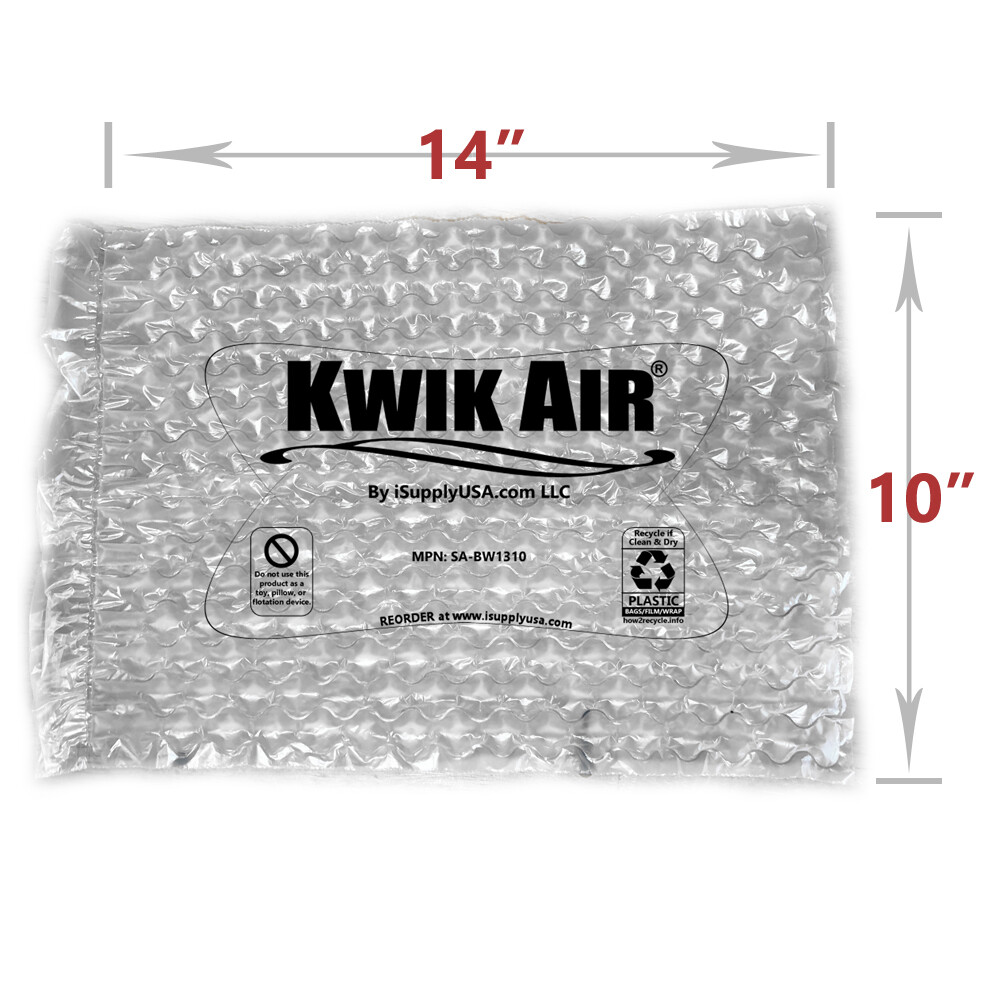 KwikAir® Bubble Cushion Wrap Roll 120' x 14" MEDIUM 5/16" Bubbles Perforated 10"