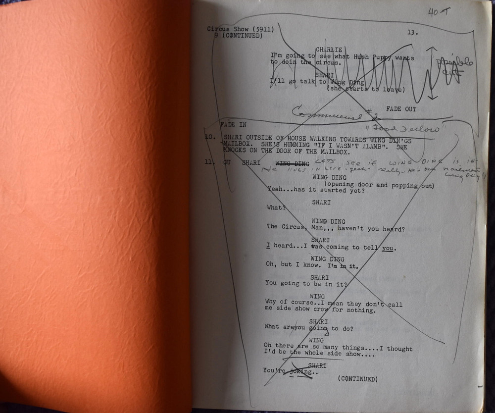 1959 Shariland " Fair Show " Original Screenplay Script