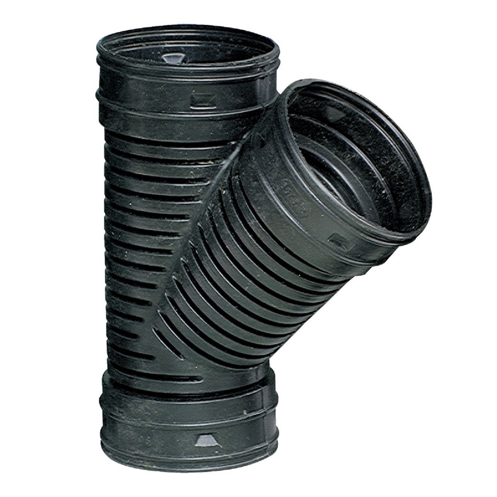 Advanced Drainage Systems 3 In. Plastic Corrugated Wye 0322AA Advanced Drainage