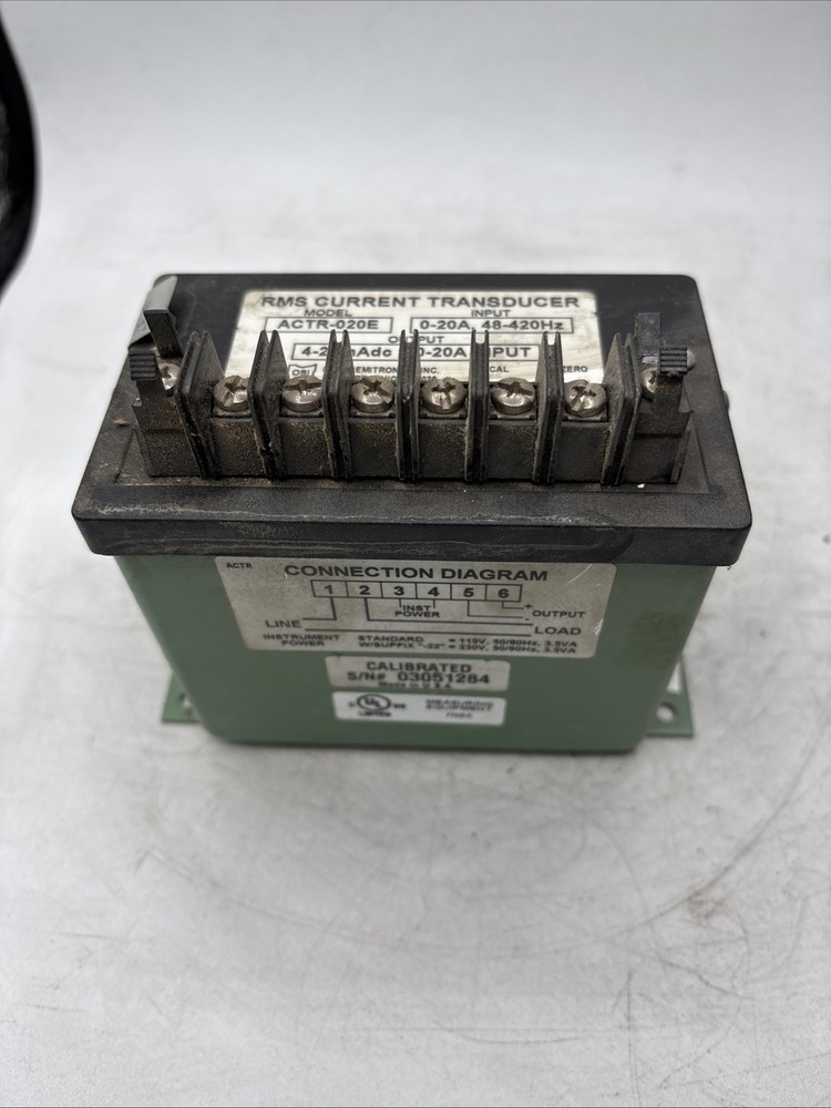 Ohio Semitronics Current Transducer Model ACTR-020E