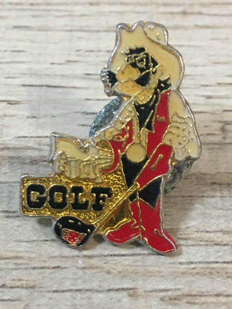 Vintage Hillbilly Golf Enamel Pin