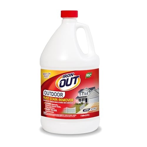 Liquid Rust Stain Remover, Pre-mixed, Quickly Removes Rust Stains from 1