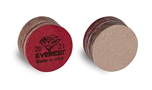 Tiger Everest Laminated Pool Billiard CUE TIP - 1 pc - 13 mm