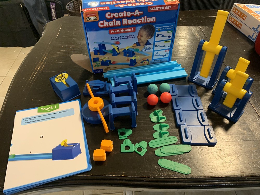 Lakeshore Create-A-Chain Reaction STEM Kit - Pre K - Grade 2 - Starter Set PP565