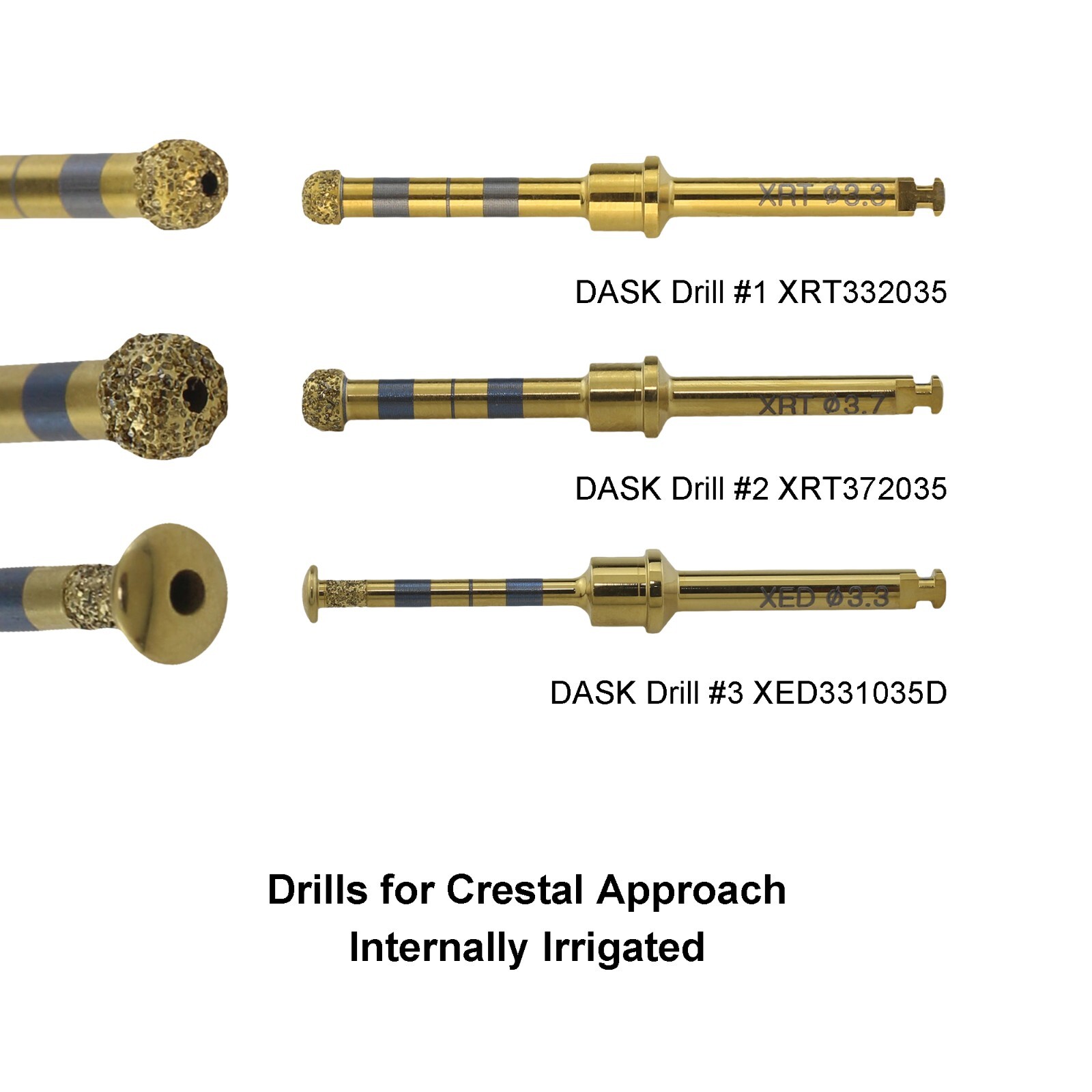 DASK Dental Sinus Lift Kit Lateral Crestal Drills Stoppers Elevation Instruments