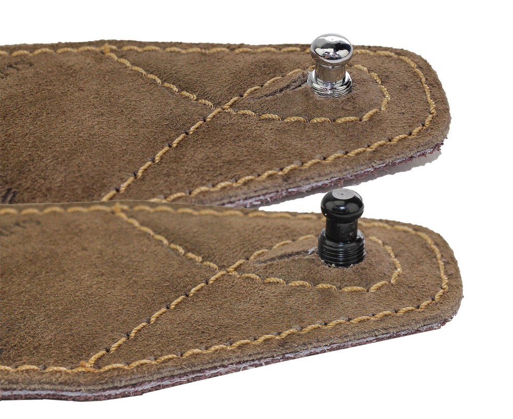 Walker & Williams XSL Extra Long Deep Barrel Black Strap Locks For Thick Straps